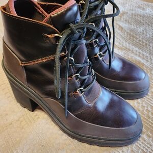 Sperry Dark Brown Lace-Up Boots